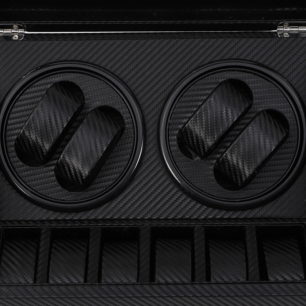 4+6 Automatic Rotation Watch Winder Box Storage Case Self Winding Display Box
