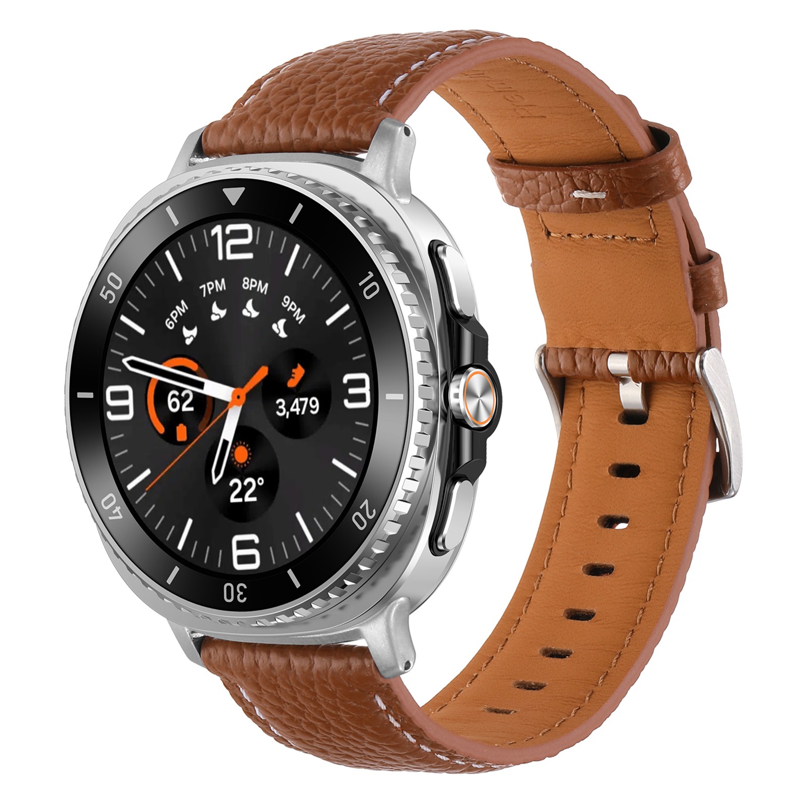 Upgraded Leather Watch Band for Samsung Galaxy Watch 8/8 Classic 40 44 46mm 2025