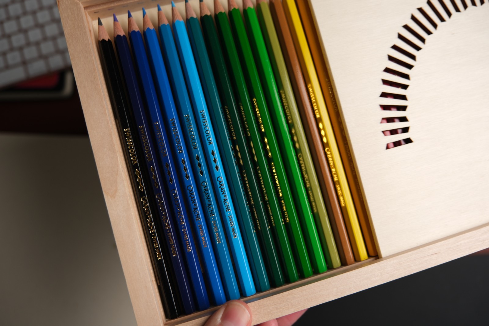 Rolex Color Pencil in Wooden Box-Sketchbook-2020 Baselworld Edition-Brand New