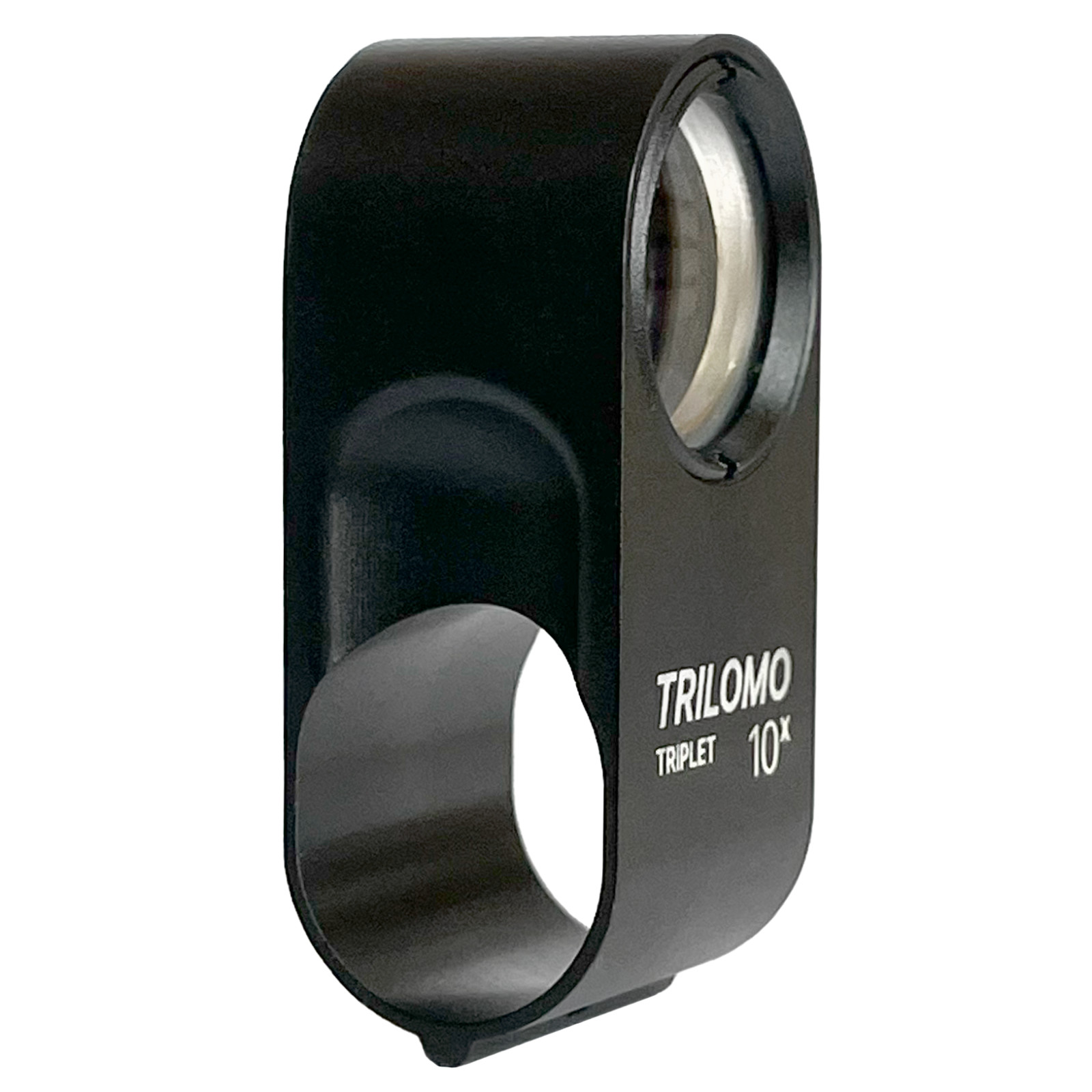 TRILOMO (ex Belomo) 10x Triplet Loupe Magnifier. Monoblock in Learher Case. USA