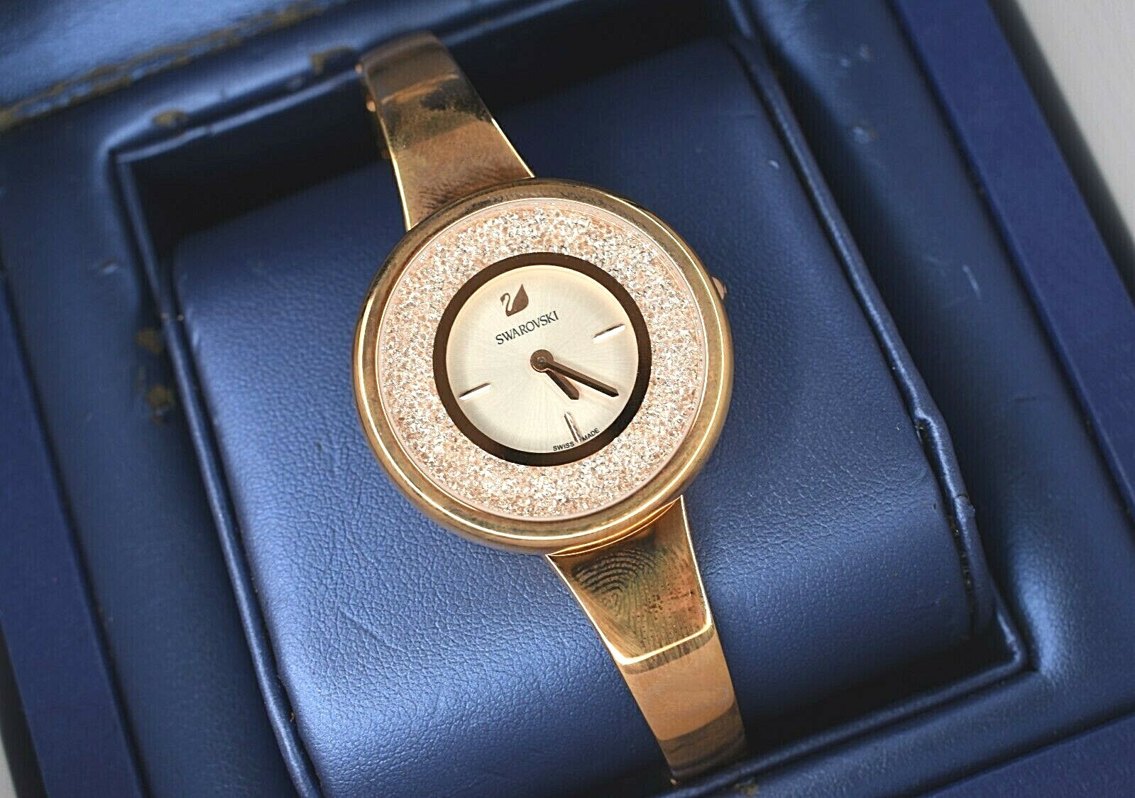 NEW Swarovski CRYSTALLINE PURE WATCH METAL BRACELET ROSE GOLD 5269250