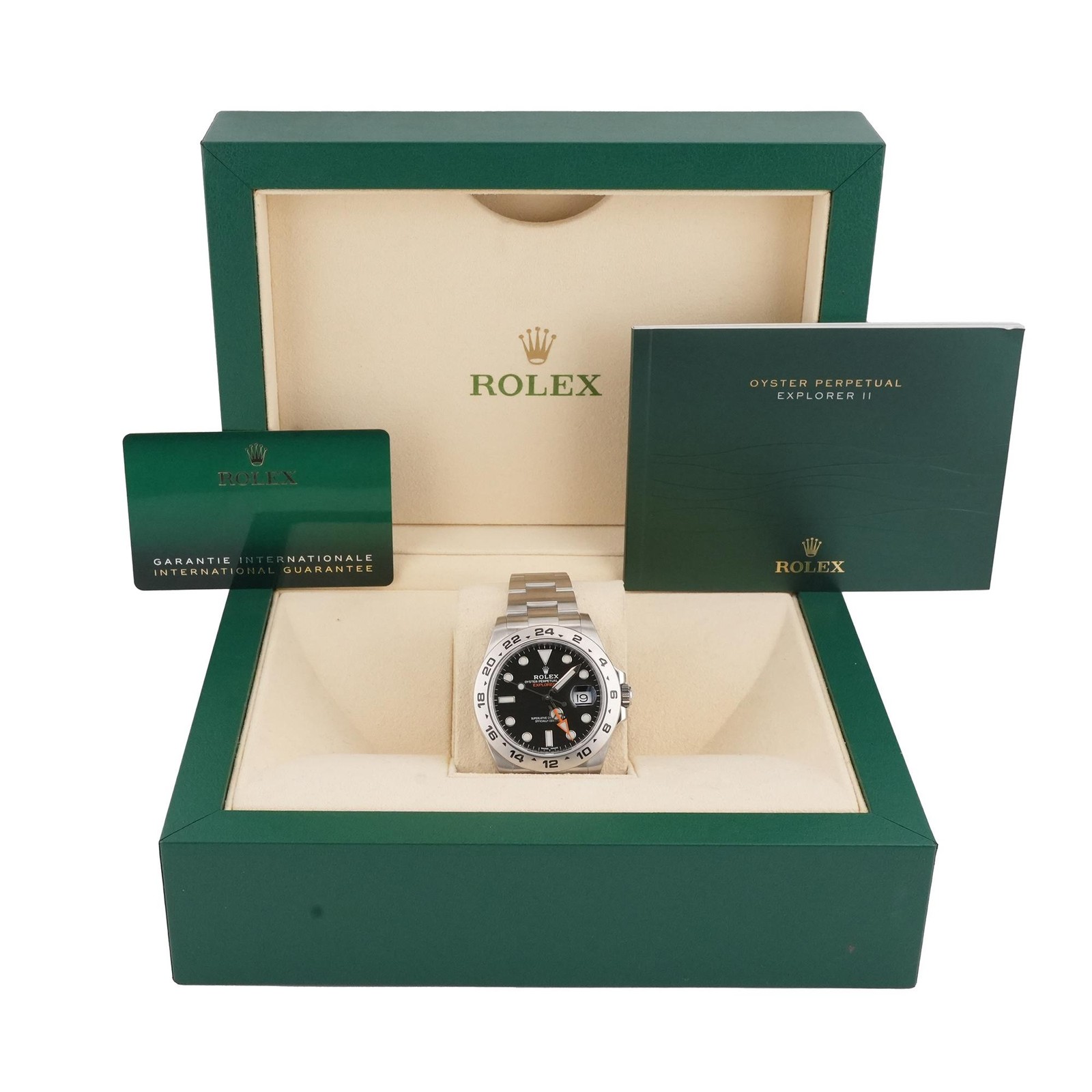 Rolex 216570 Explorer II 42 mm Black Dial Oyster Bracelet Box and Papers 2020