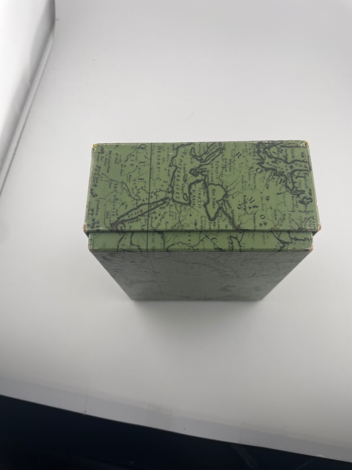 ROLEX DATEJUST WATCH BOX GREEN WORLD MAP OUTER 67180