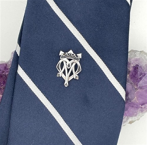 Men’s Celtic Stainless Steel Luckenbooth Tie Tack, Hat pin, Lapel Pin,