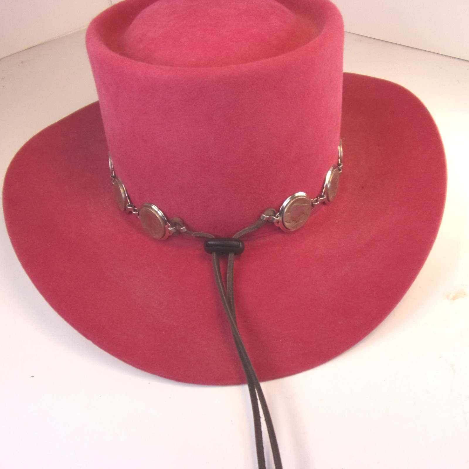 Buffalo Nickel Hat Band,14 Buffalo Nickel Hat Band,Alternating Buffalo & Indian