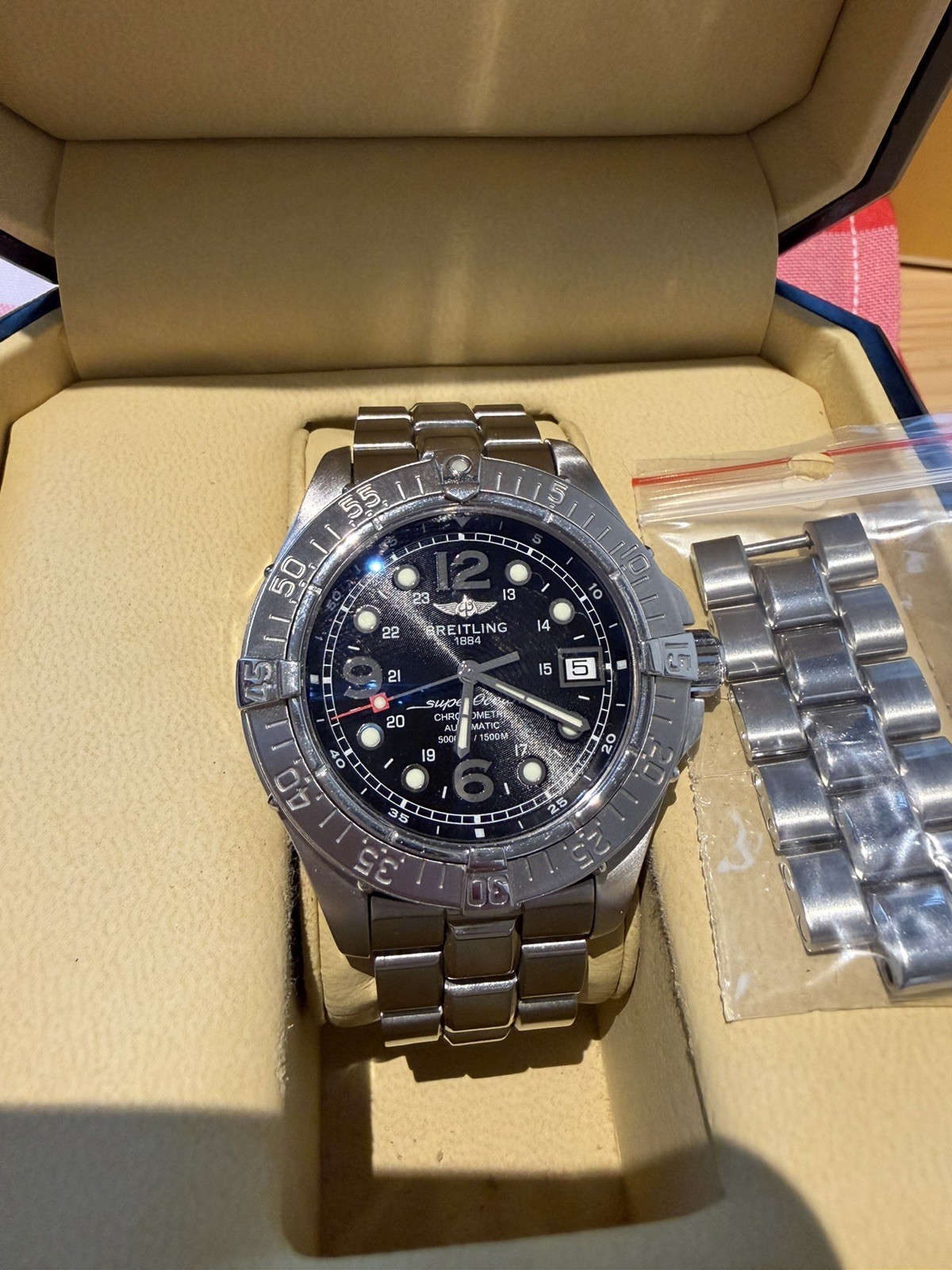Breitling Men’s Superocean Steelfish A17360 Silver 42mm Automatic Watch
