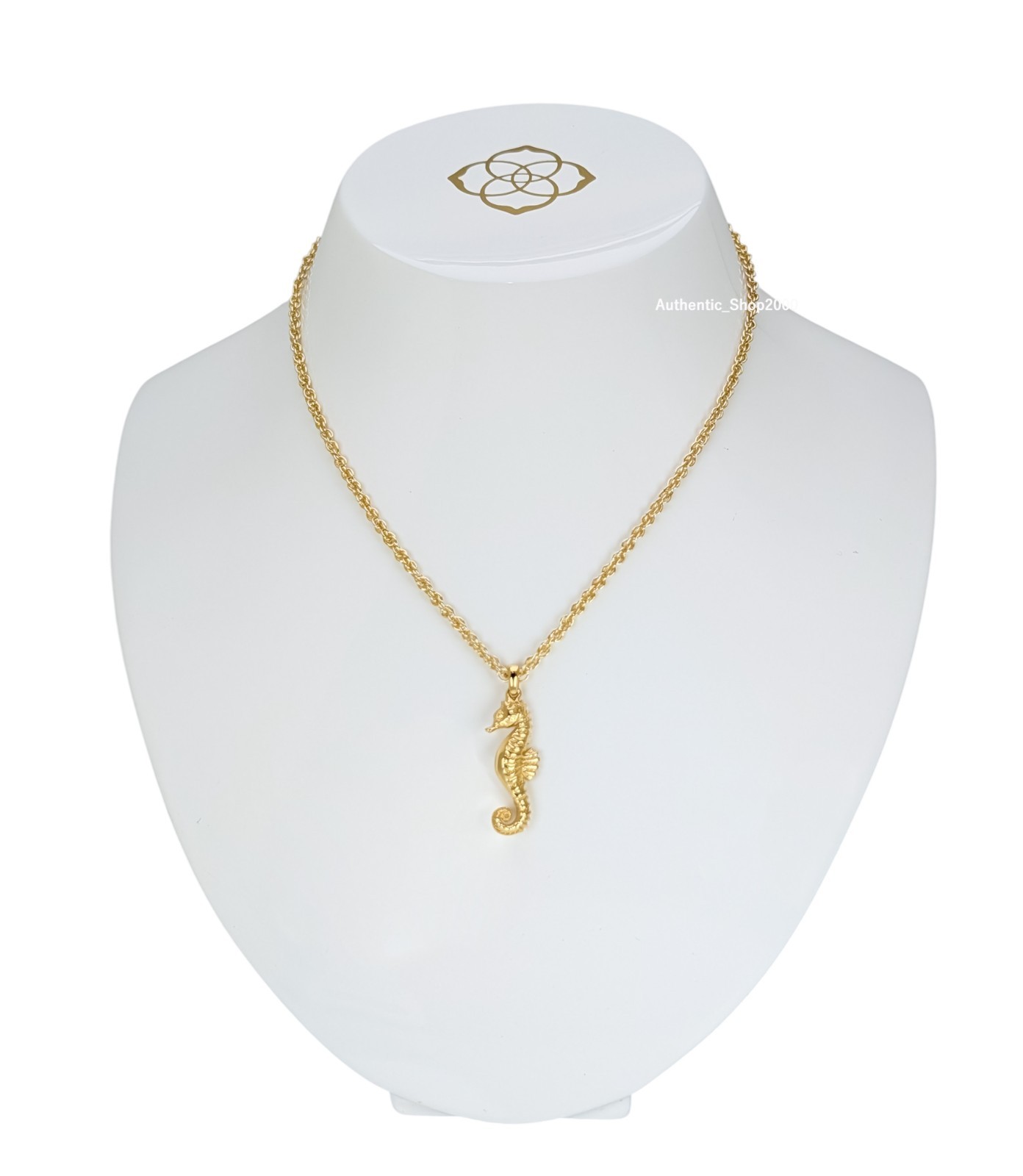 New 100% Authentic KENDRA SCOTT Women’s 710 Gold Seahorse Pendant Necklace