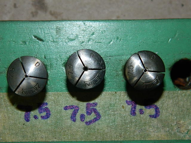 LEVIN 10MM Lathe D Collets 2.5 3.5 4.5 7.5 8.5 SELECT 1 – PER LOT in DETAILS