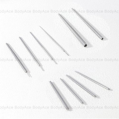 14G 16G 18G 20G Piercing Taper, Stainless Steel Threadless 16G(1.2mm) Mix