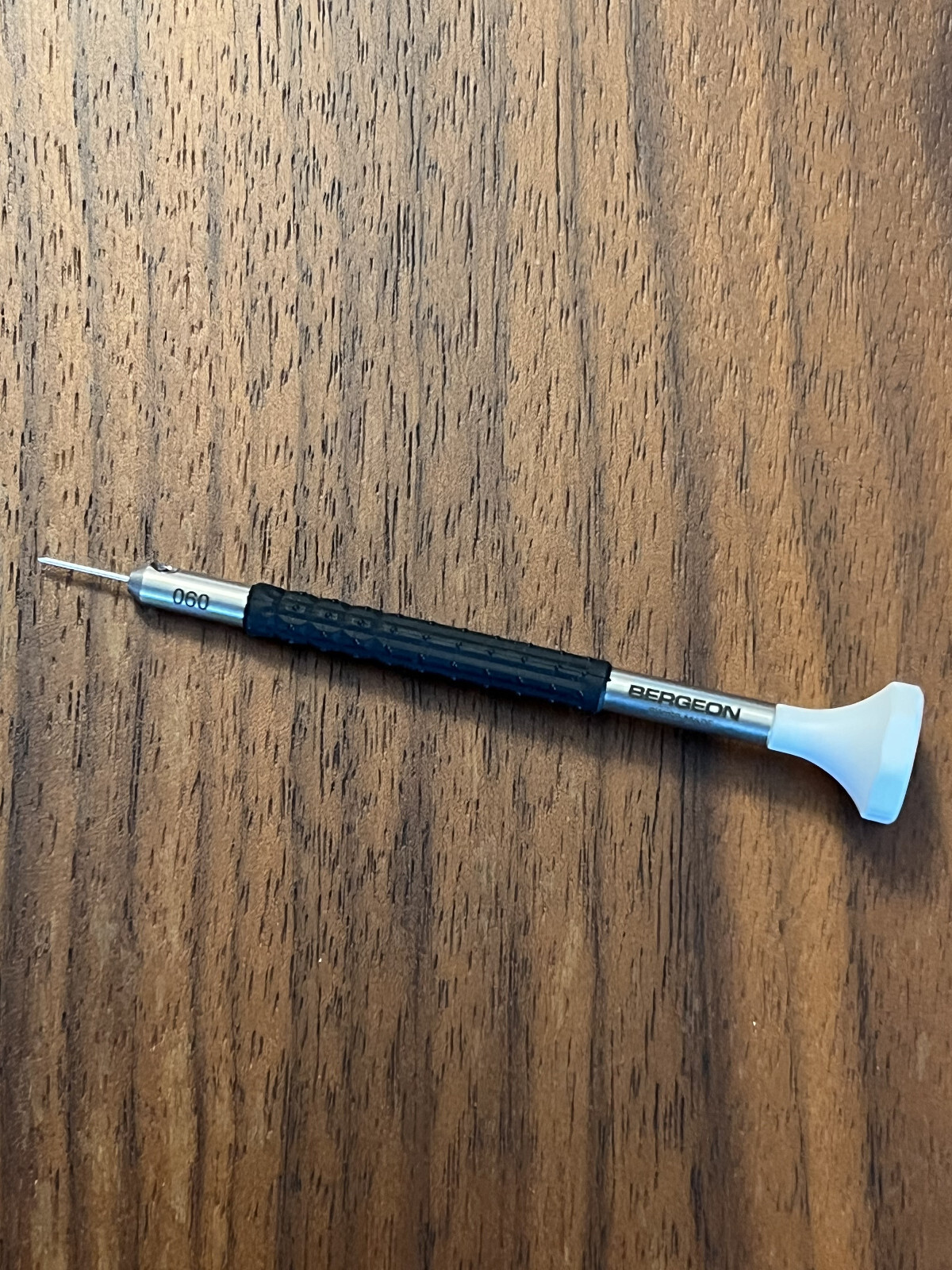 Bergeon 6899-060, Ergonomic Screwdriver, 0.60 mm, Swiss Made, Watchmaker Tool