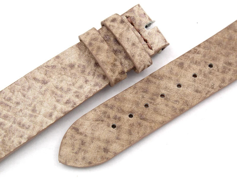 Craft Genuine Beige Leather Strap Various Sizes Made Italy Excellent Quality