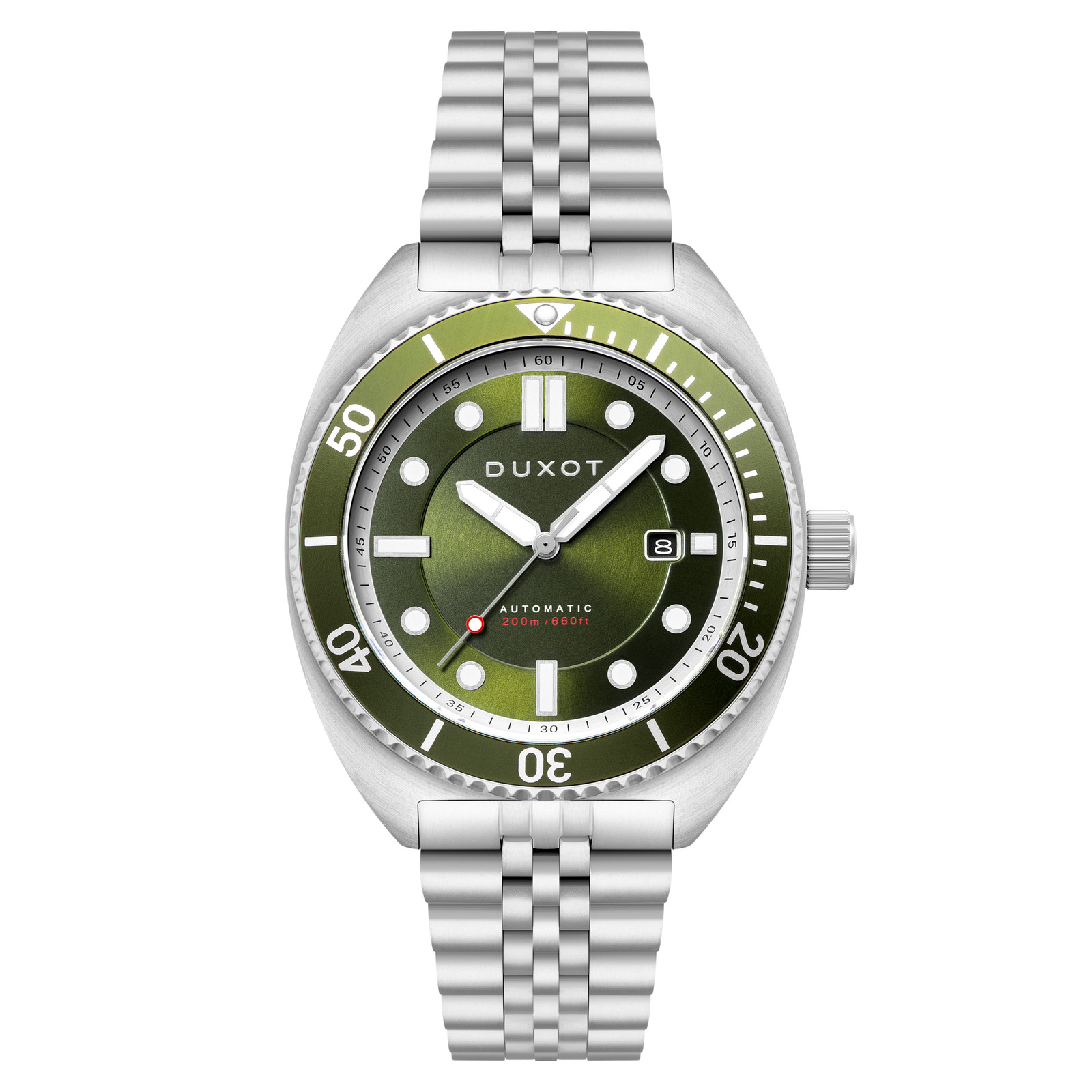 Duxot Tortuga Stainless Steel 45mm Japanese Automatic Wristwatch DX-2026-22