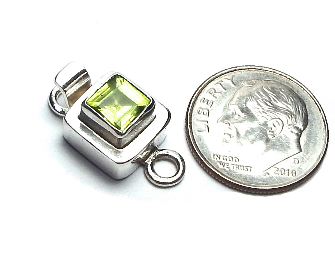 925 Sterling Silver Stone 20mm Box Clasp CHOOSE STONE /BX2