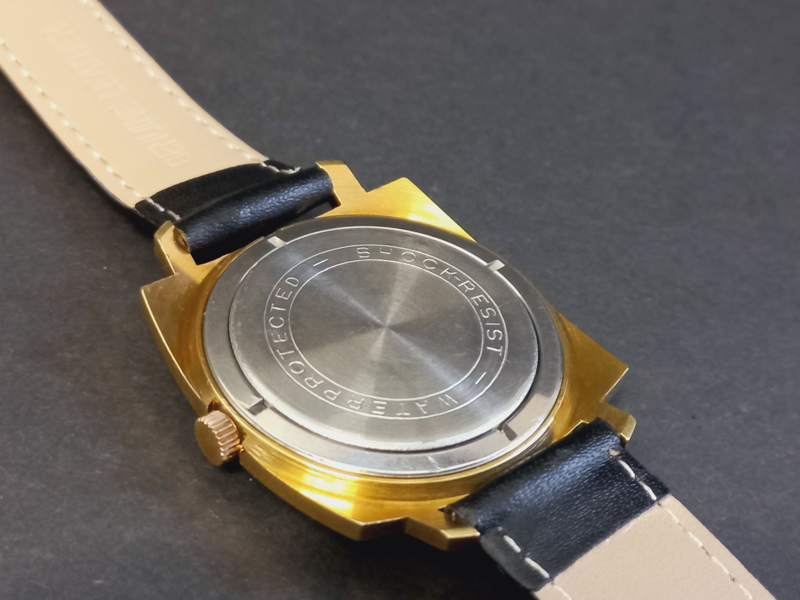 Soviet Vintage Watch Raketa, Rare Mechanical Gilded Watch USSR