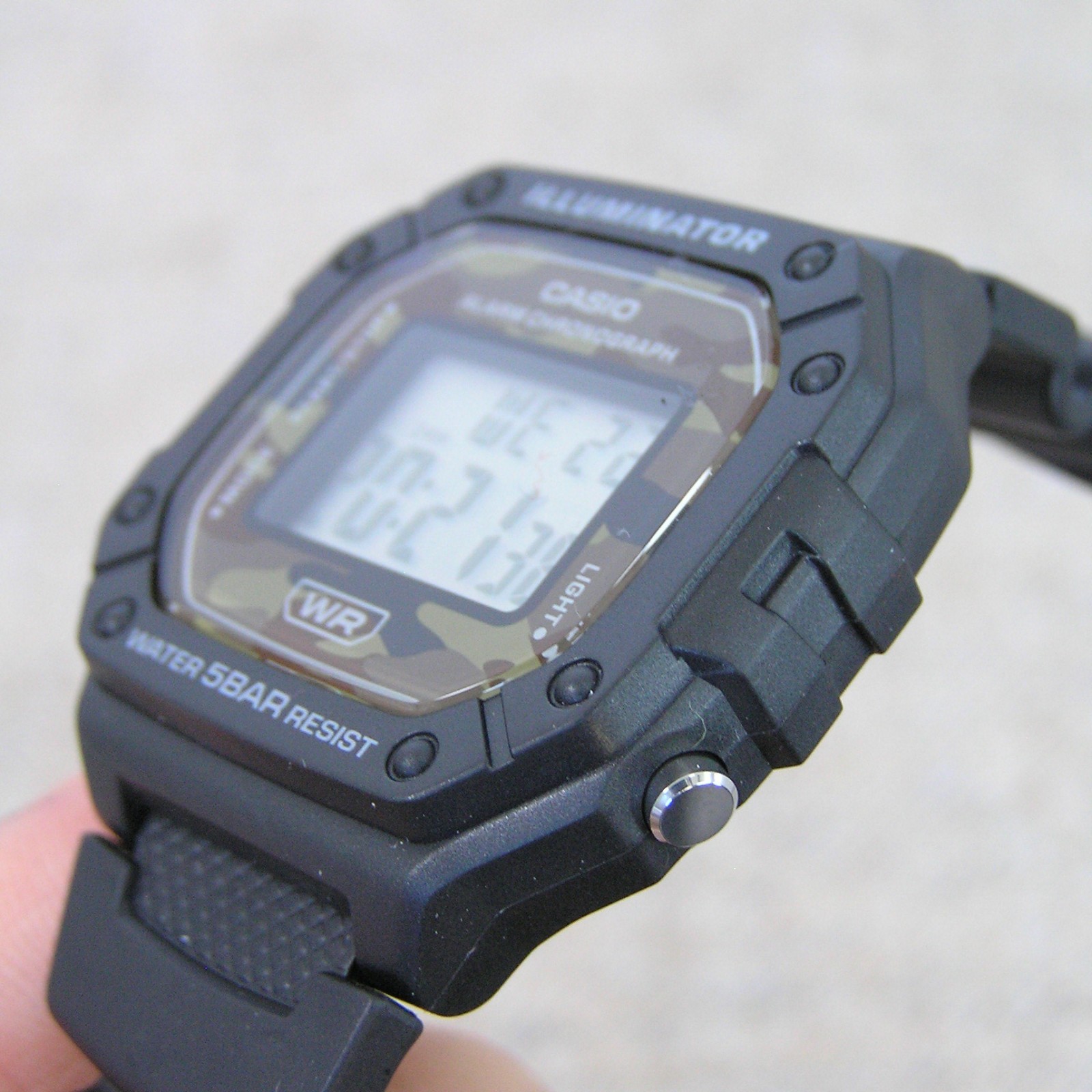UK STOCK CASIO W-218H-5BJF Japan Exclusive Digital Watch Classic Imported Model