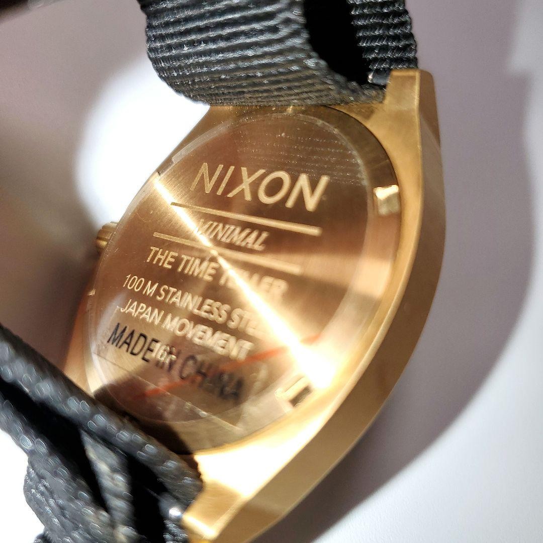 NIXON TIME TELLER GOLD/BLACK, brand new, unused, and fully functional.