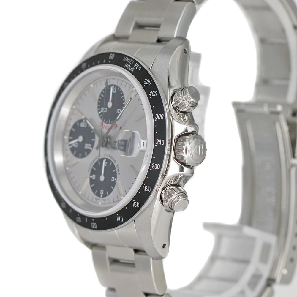 TUDOR Chronotime Tiger 79260 Silver Case Size 40.0mm Men’s Used Watch #5124