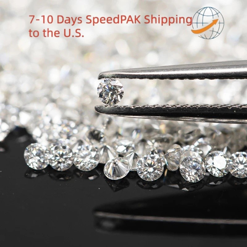 Wholesale Price Small Sizes Loose Moissanite 1ct D Color VVS1 for Jewelry Making