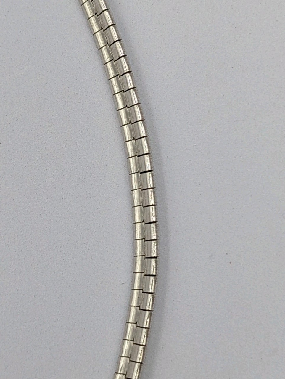 By RCI Vintage Sterling Silver 4mm Omega Italian Chain 925 Necklace 18″ – 20.1g