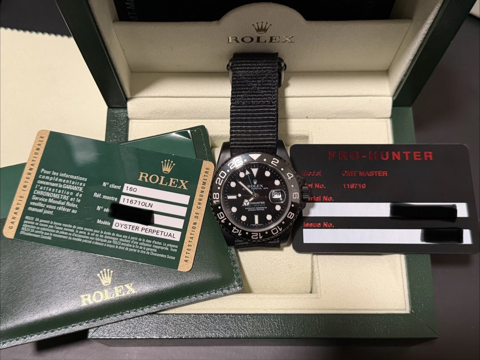 Pro Hunter Stealth Military GMT-Master II Rolex
