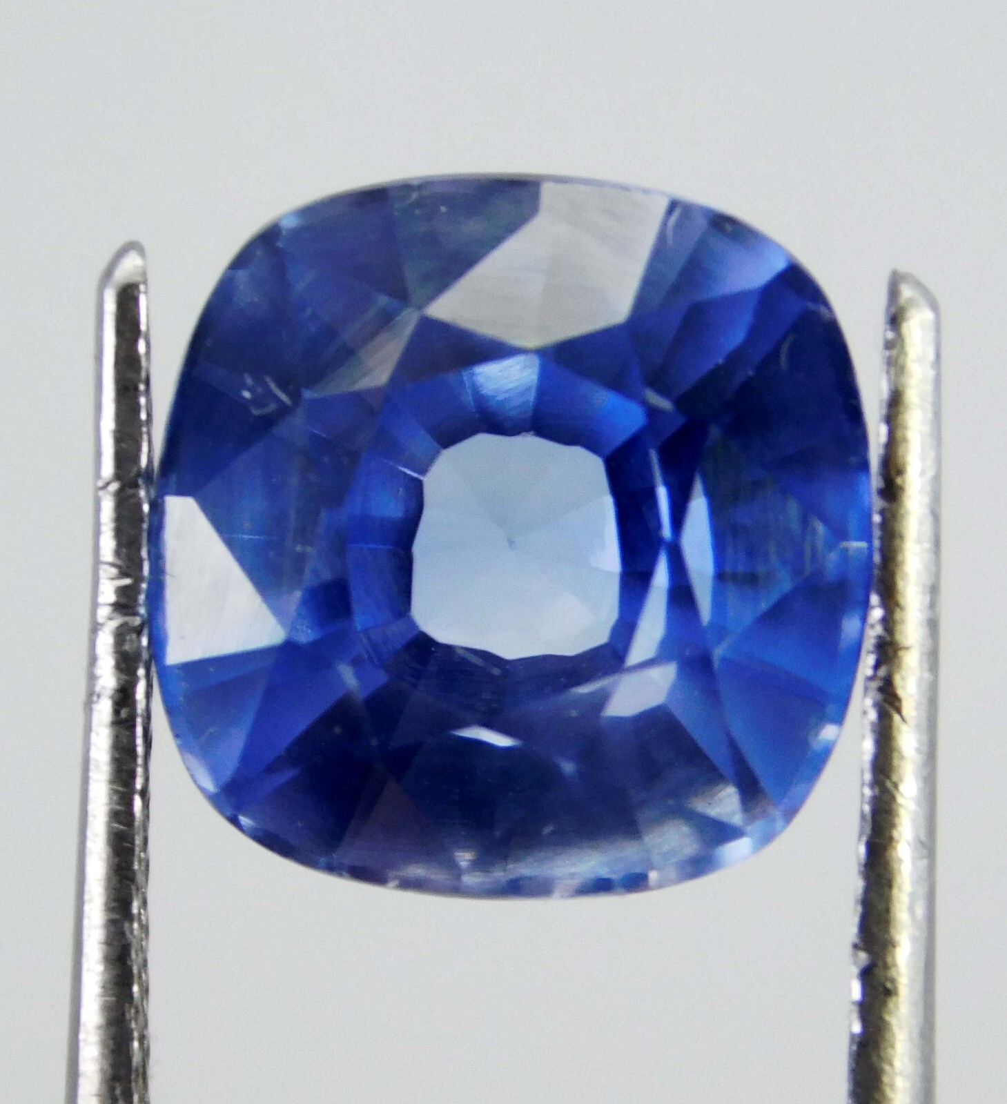 CERTIFIED 7.30 Ct Natural California Rare Blue Benitoite Cushion Cut Gemstone