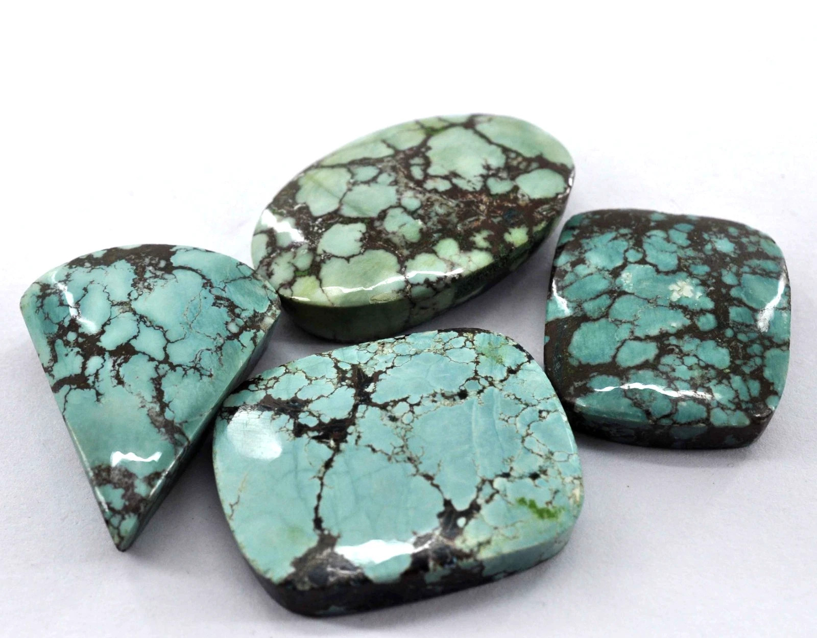 EGL Certified 301 Ct Natural Arizona Turquoise Blue Pear Cut Loose Gemstone Lot