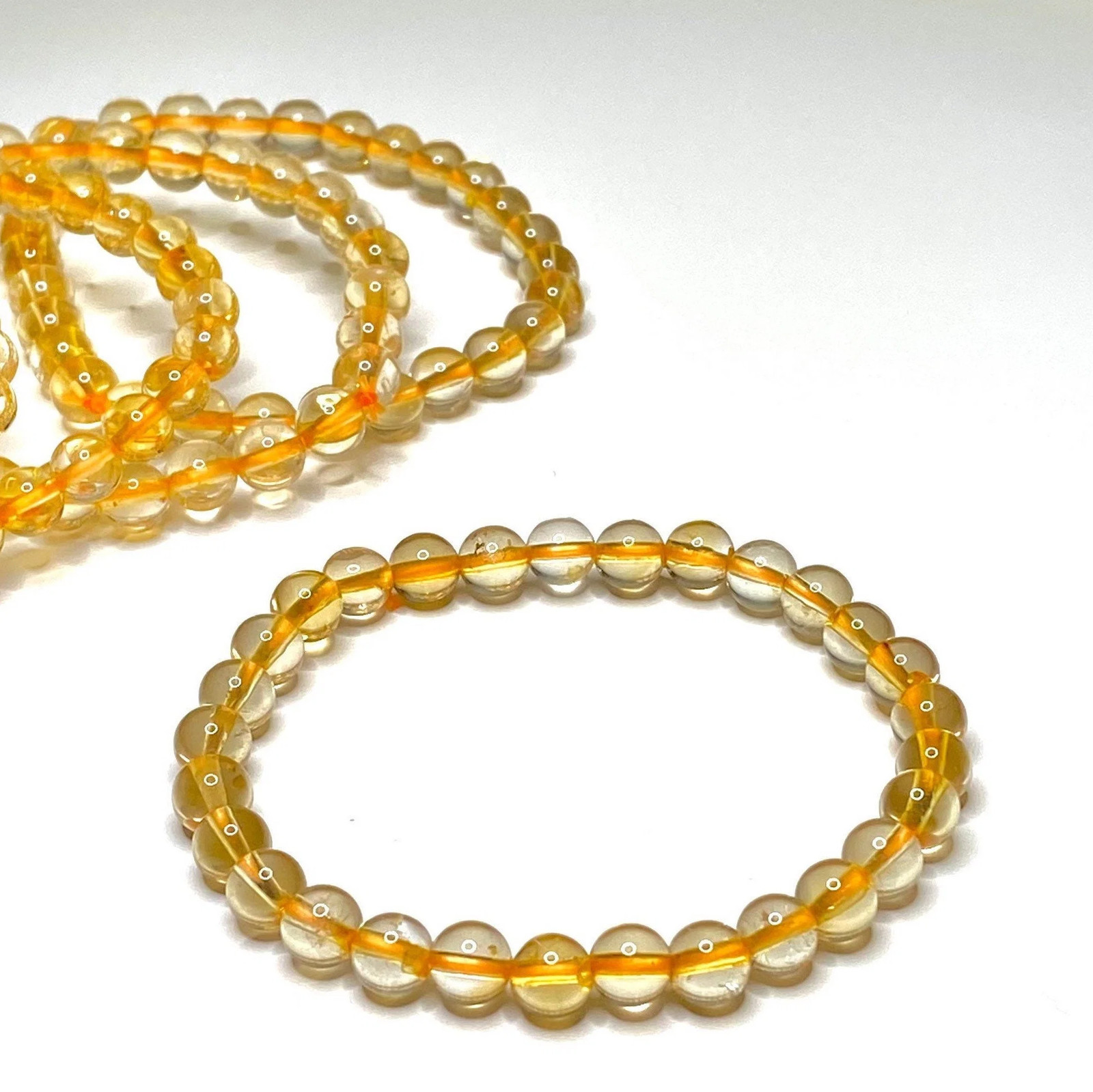 Citrine Crystal Stretch Bracelet