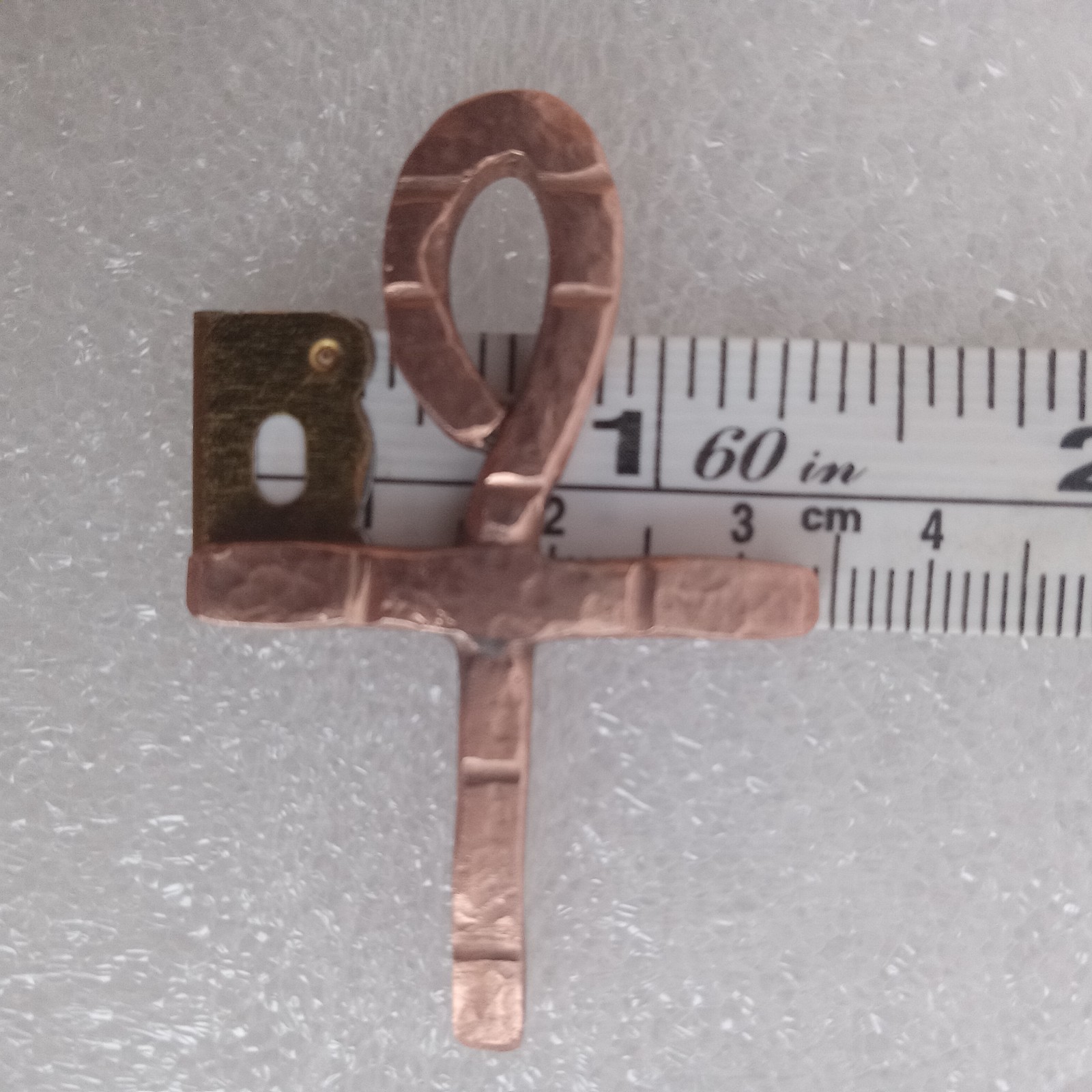 Handmade Copper Ankh Pendant – Egyptian Symbol of Life