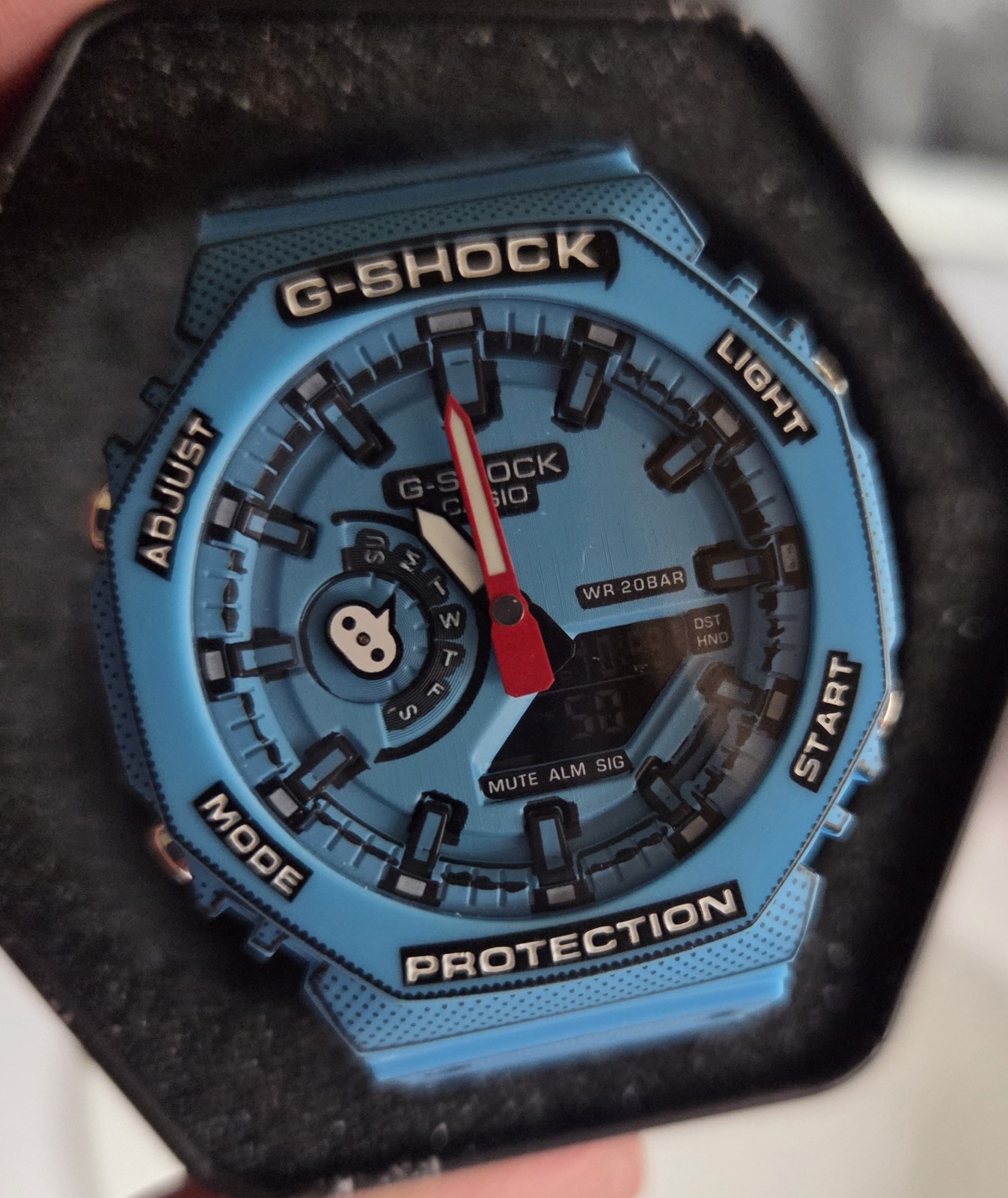 CASIO G-SHOCK MANGA GA-2100MNG-2AJR Men’s Watch Blue
