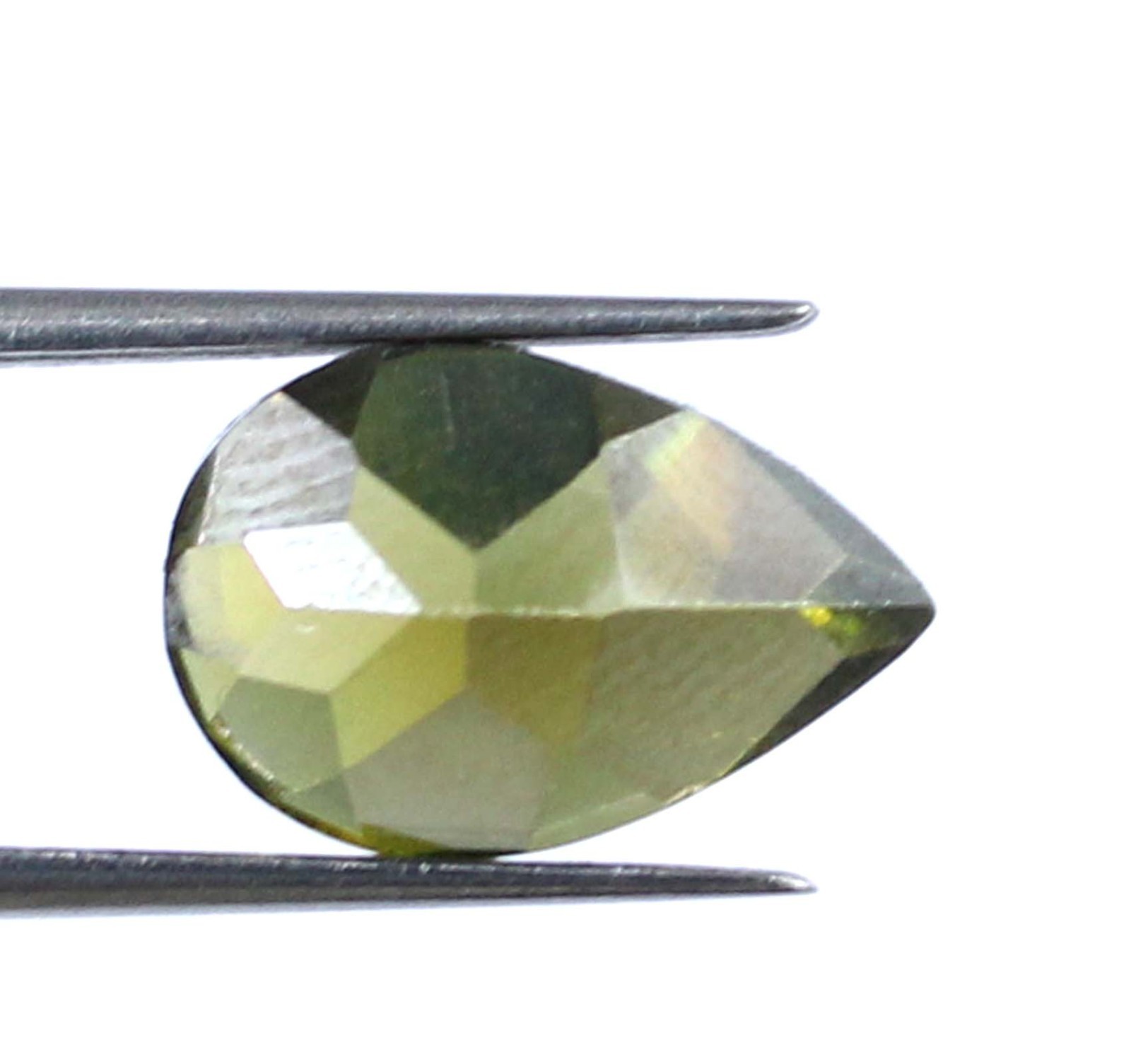 Natural 5.90 Ct Green Tourmaline Pear Gems Certified T28603 Columbus Day Deal