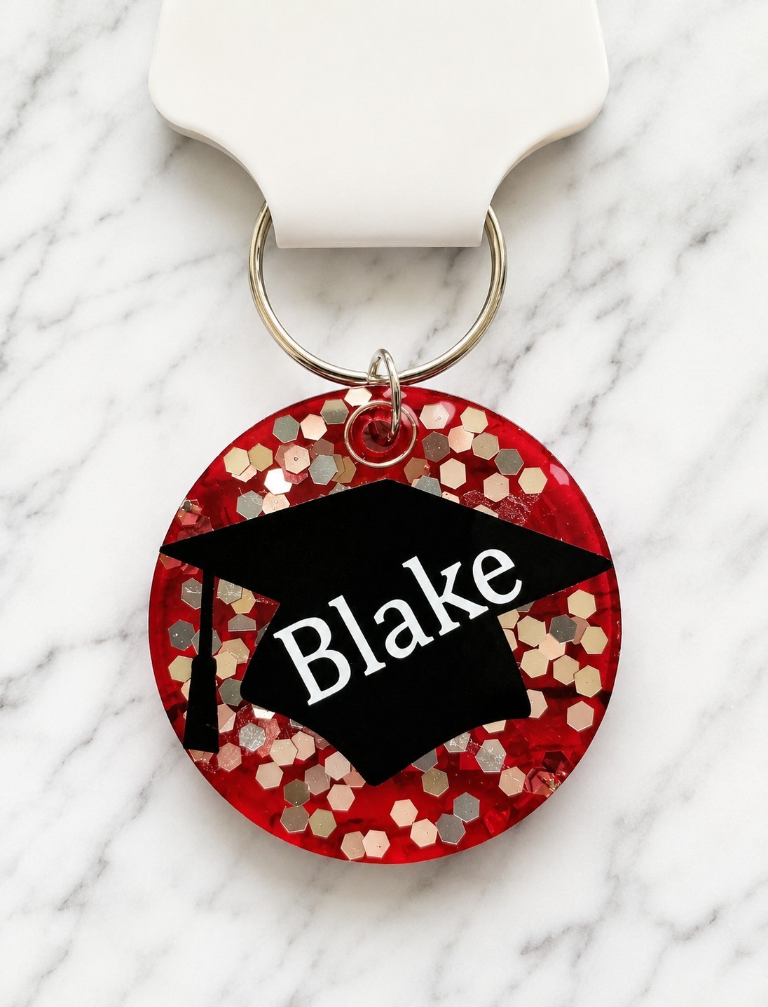 GRADUATION Keychain GIFT Personalize w/ NAME & YEAR Handmade CLASS OF 2024 2025