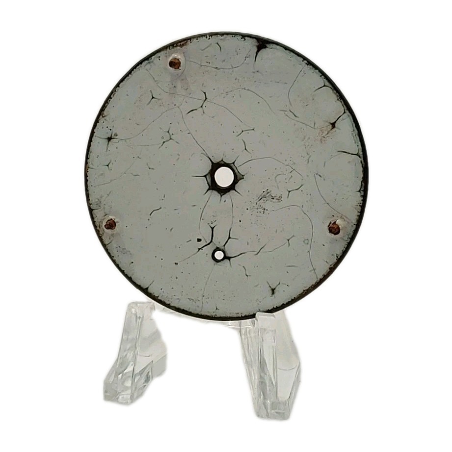 Trenton 45.4mm Sunk Enamel Pocket Watch Dial Only 307