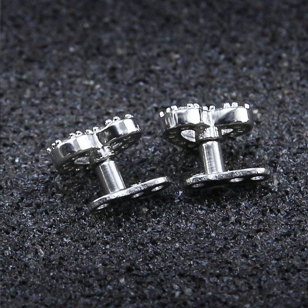 14G Cubic Zirconia Dermal Anchor Tops and Base Surgical Steel Microdermals Body