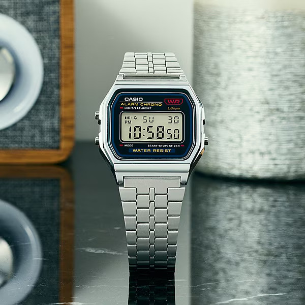 CASIO Collection A159WA-N1JH Men’s Digital Watch Resin Black Dial MADE IN JAPAN