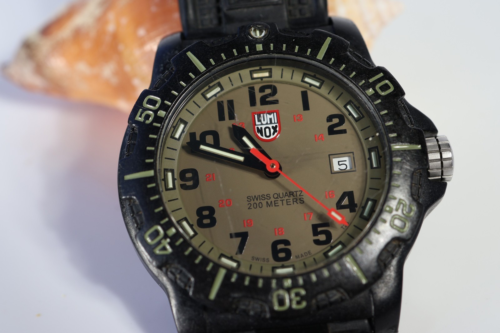 Pre-Owned Luminox 8813 Kahki Men’s Watch Good Condition