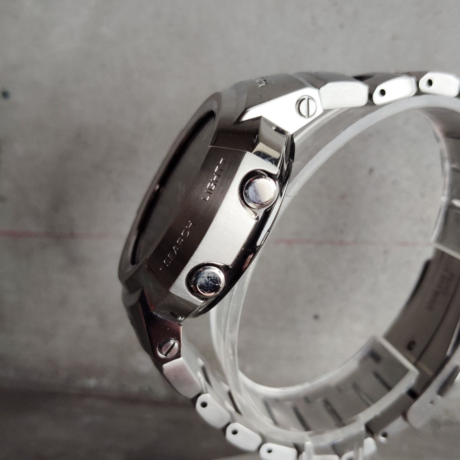 CASIO G-SHOCK FULL METAL AWM-500D-1AJF Silver Watch