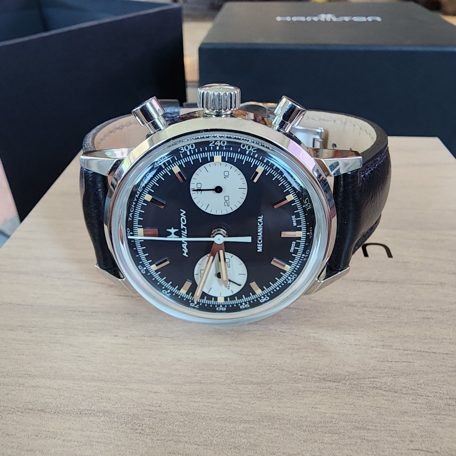 Hamilton Intra Matic Mechanical Men’s Black Watch H38429730