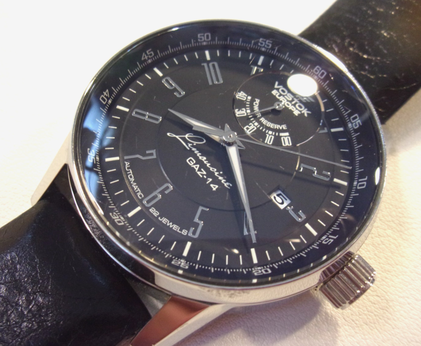 Vostok Europe Limousine automatic watch. Power reserve indicator. 1075/3000 Used