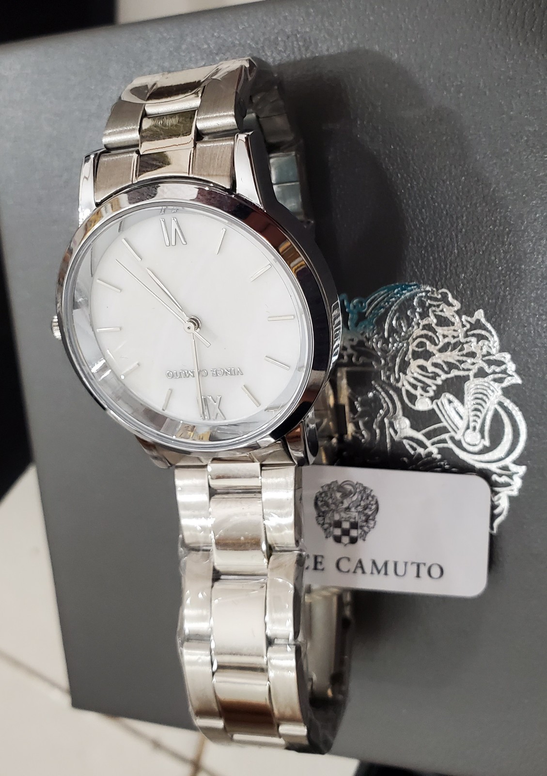 Vince Camuto Women’s Silver Ayla Watch w/Original Box & Packaging ~NWT~$158 MSRP