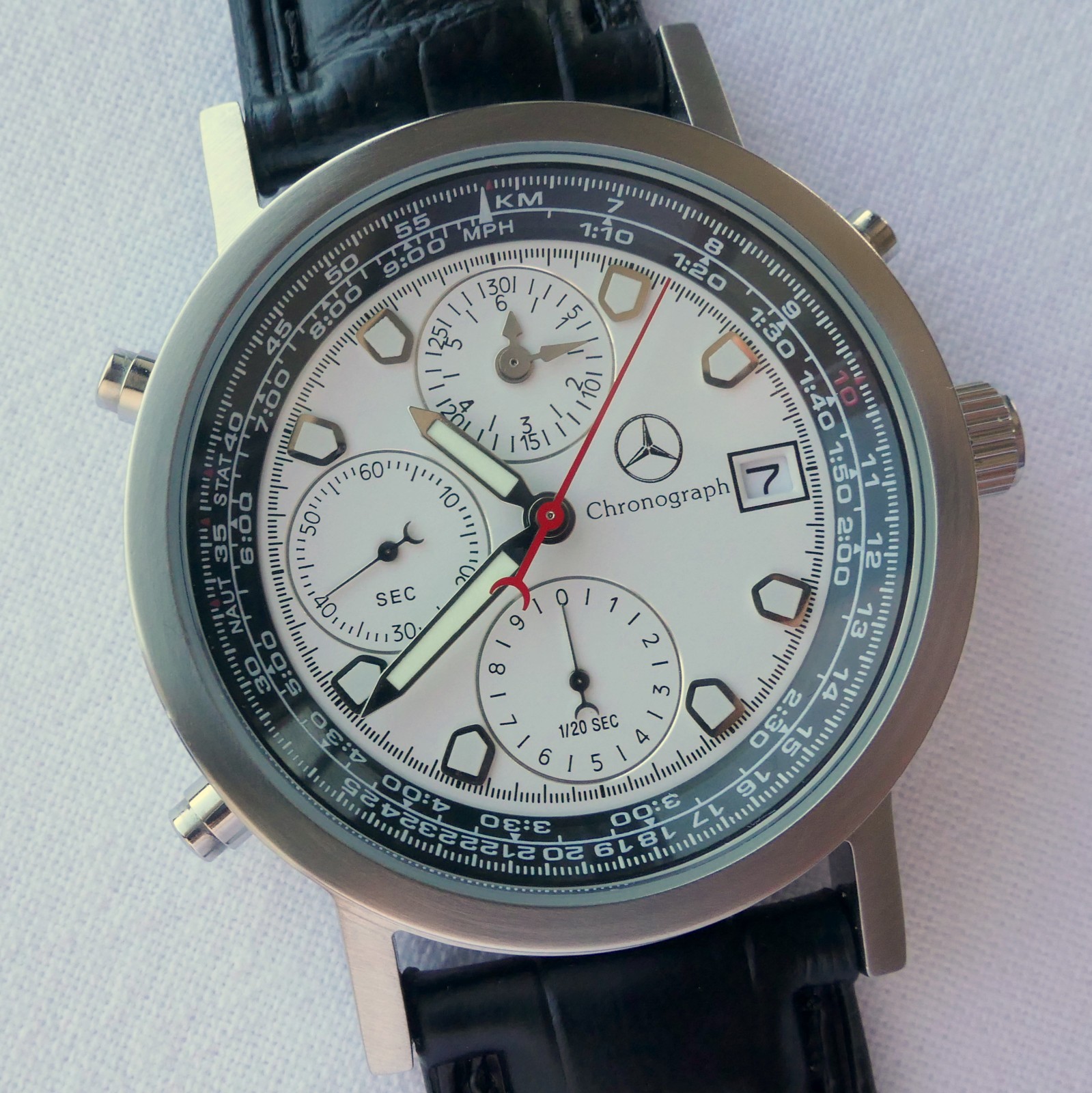 Mercedes Benz Classic Car Accessory Driver Made in Germany Watch Chronograph