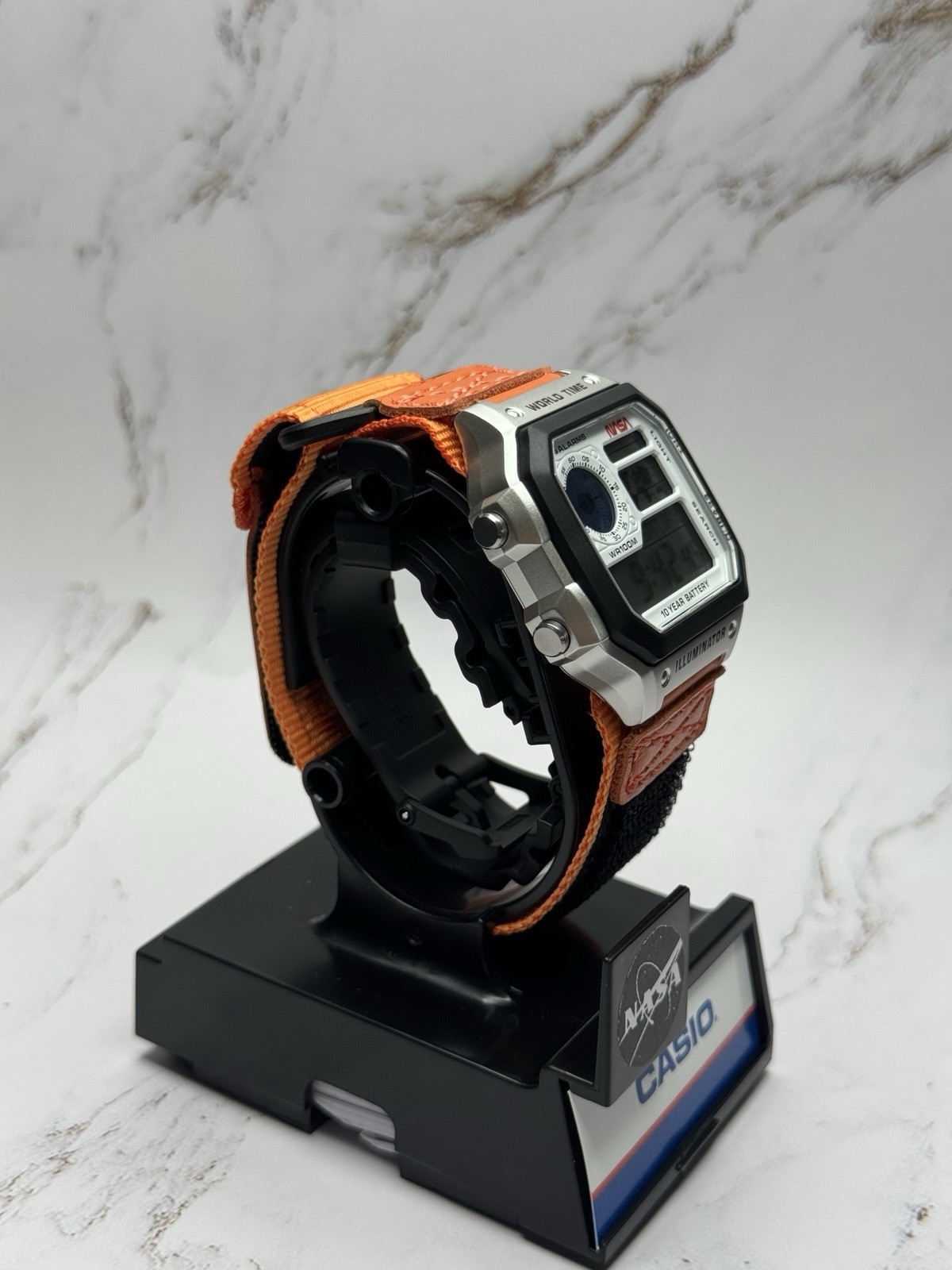 Brand New Modified Casio Royale AE-1200 NASA World Time Watch