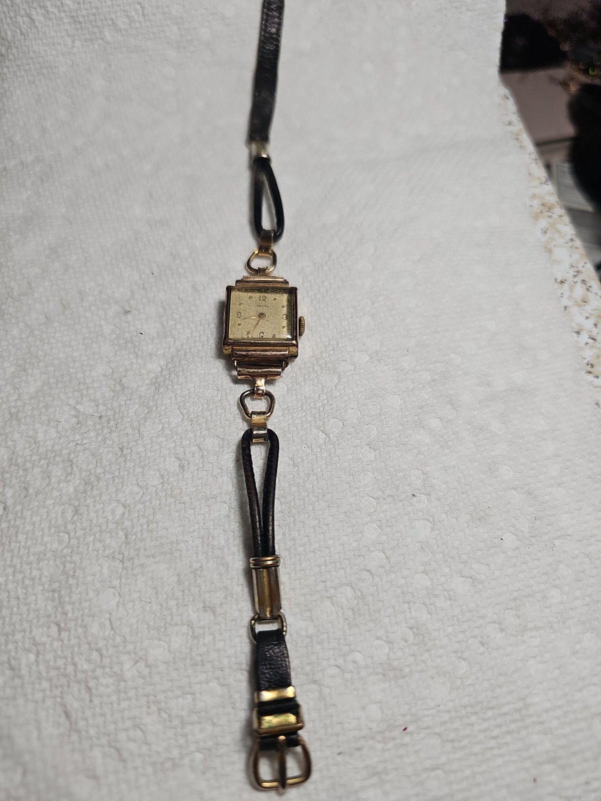 RECTA Antique Women’s Gold Plated Watch For PARTS – REPAIR