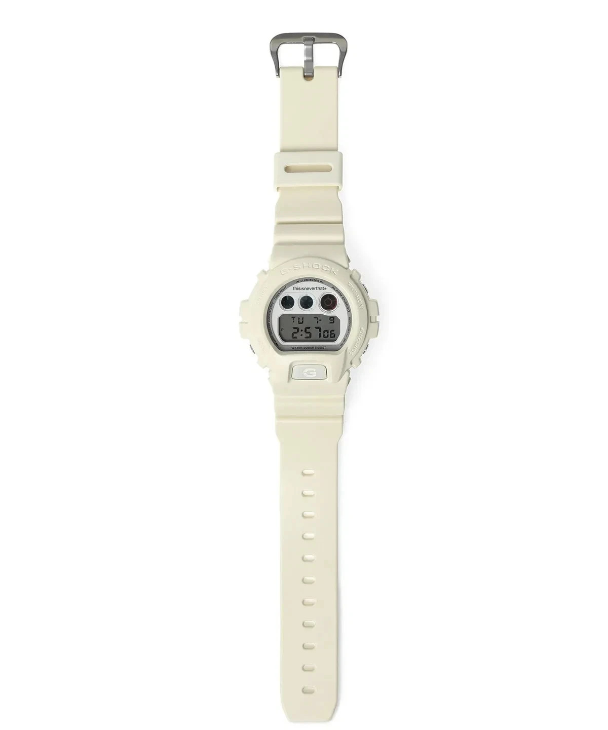 NWT Casio G-Shock x Thisisneverthat DW-6900TNT24-7DF Ivory 100% Authentic