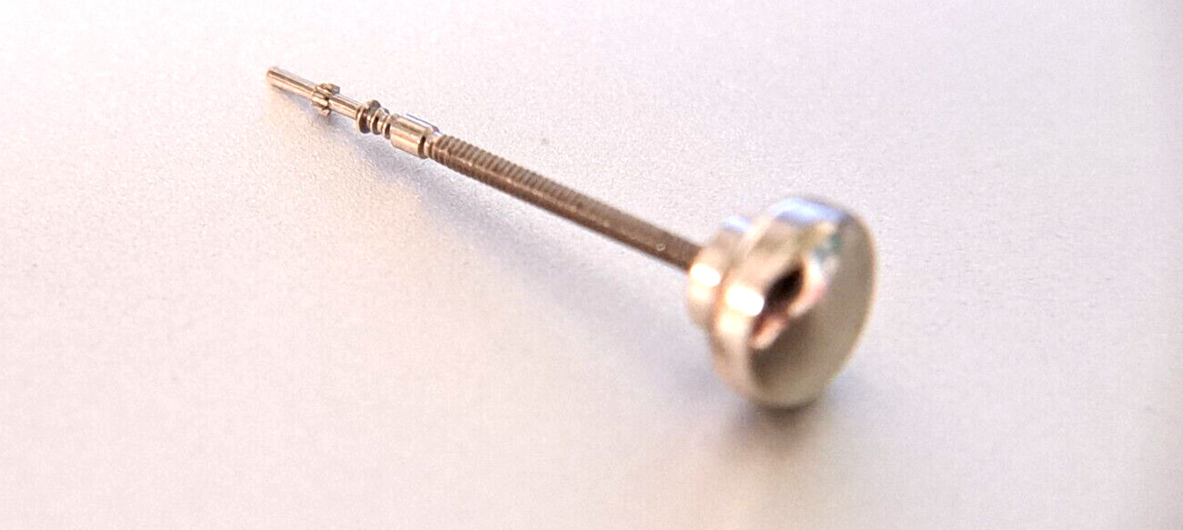Unbranded Stainless Steel Crown 5mm with stem tap ten (0.90mm) VIS OR 83913 WHIT