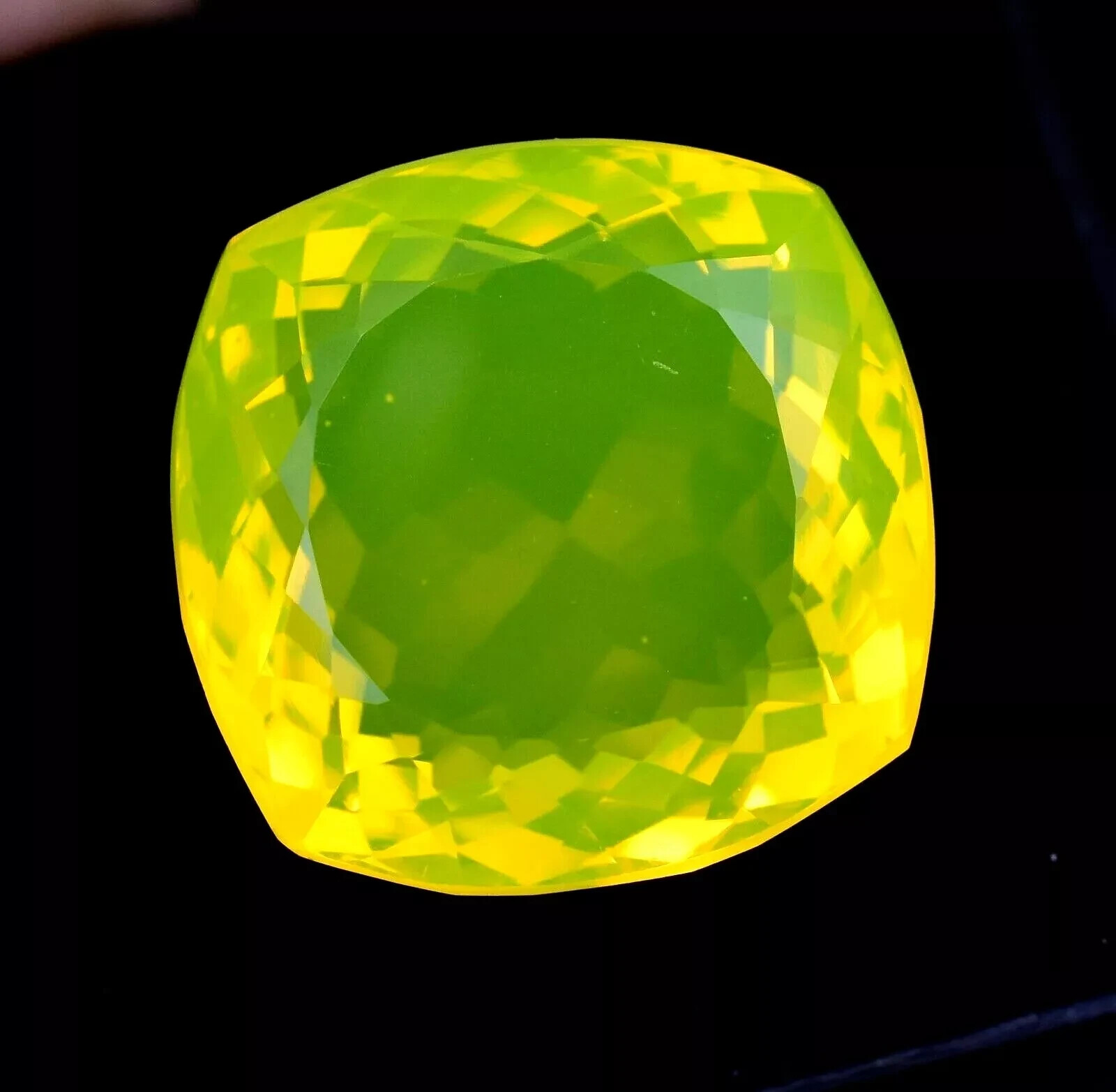 142.50 Ct Natural Green Opal Cube Welo Australian Certified Untreated Gemstone