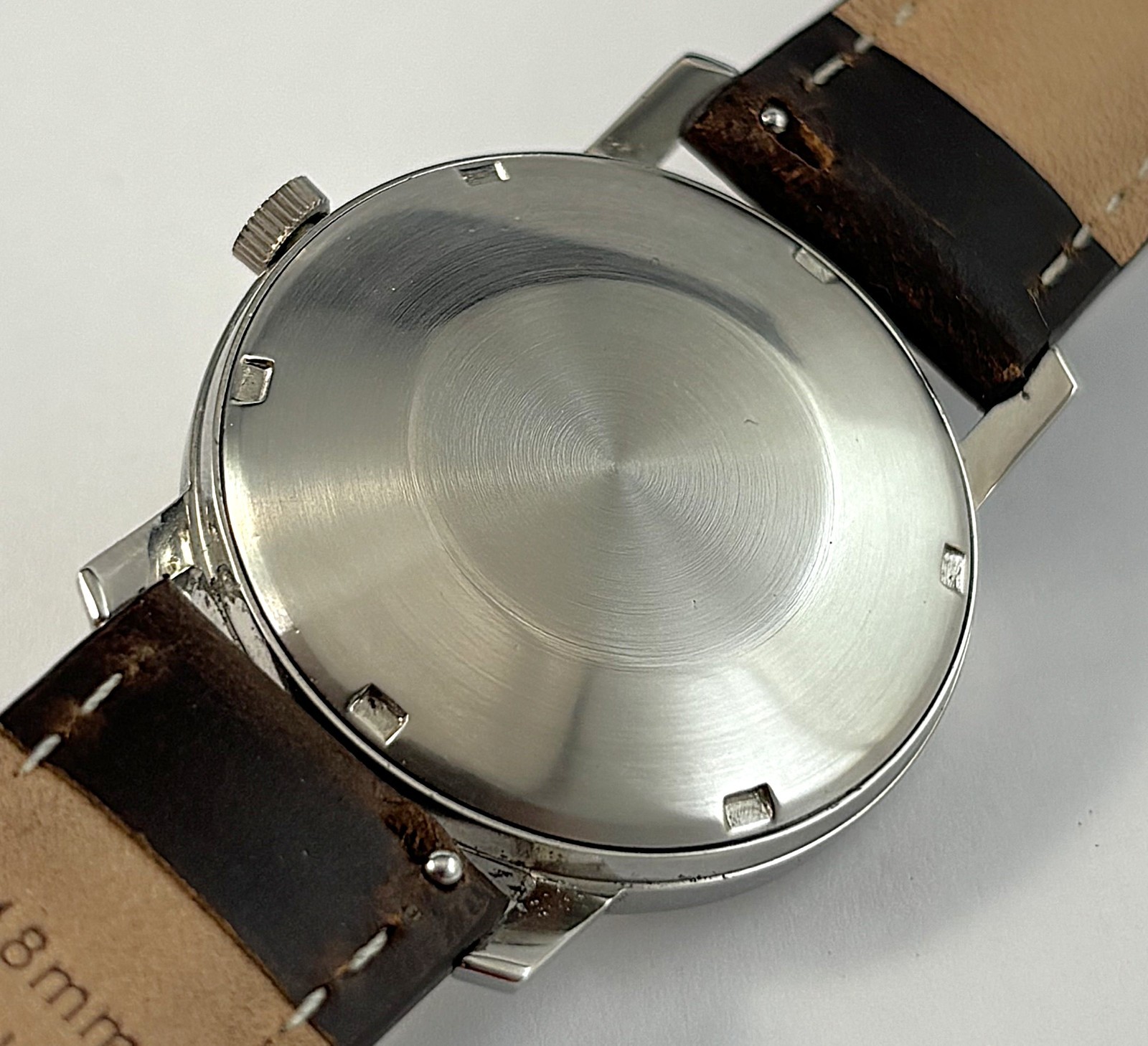 Vintage Girard-Perregaux Gyromatic Stainless Steel Auto Mens Watch 17J 1970