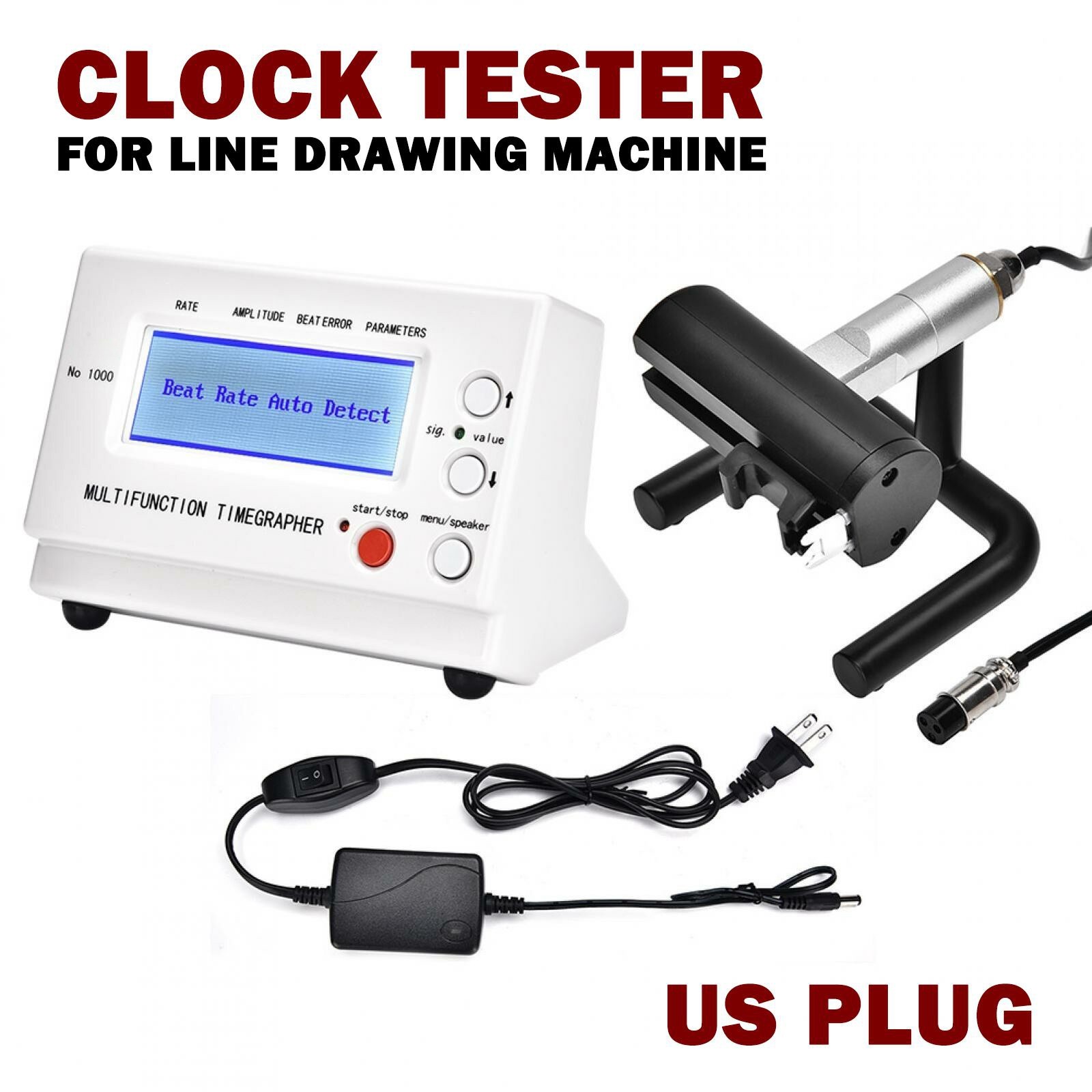 No.1000 Weishi Timegrapher Mechanical Watch Timing Machine Multifunction NEW