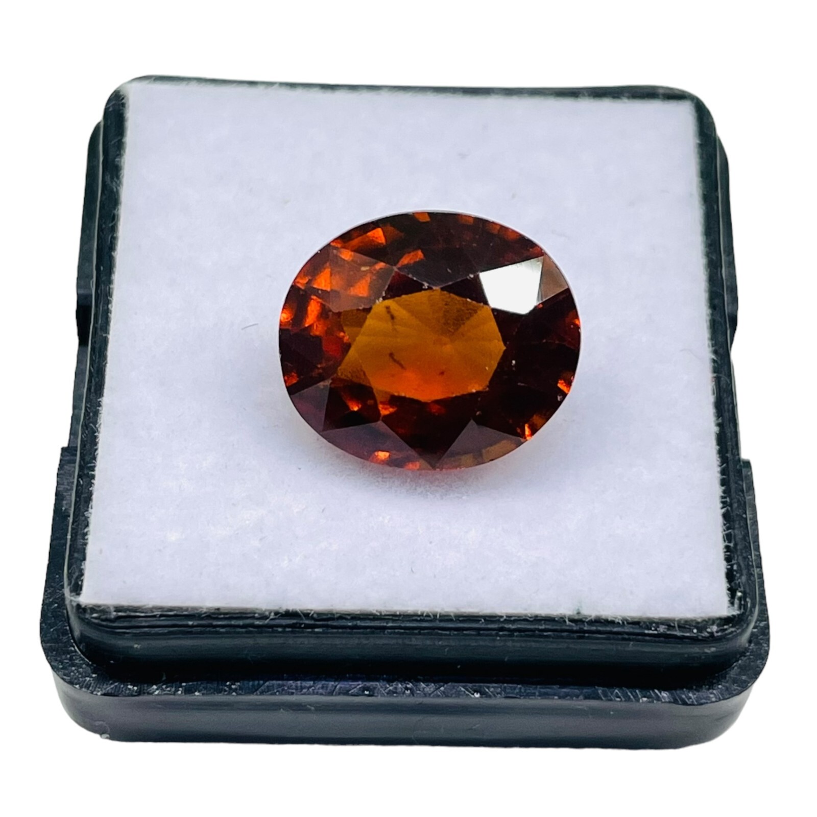 6.45 Cts Certified Natural Hessonite Garnet Ceylon AAA Loose Untreated Gemstone