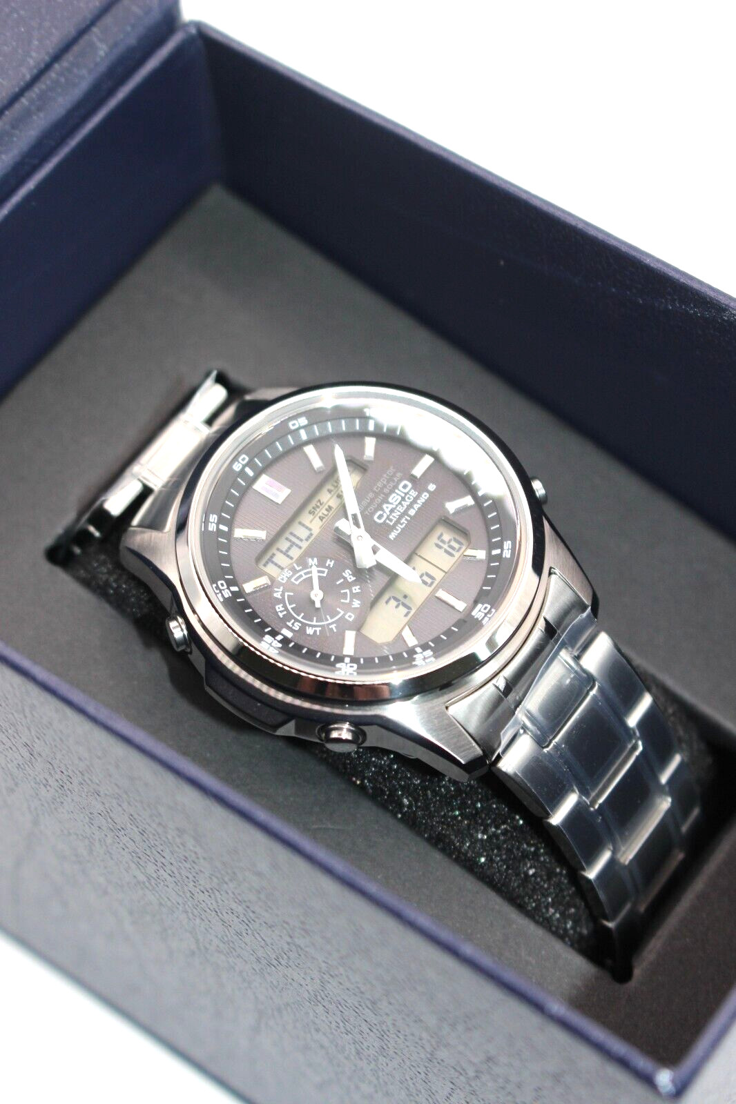 CASIO LINEAGE LCW-M300D-1AJF Solar Atomic Radio Analog Digital Men’s Watch Gift