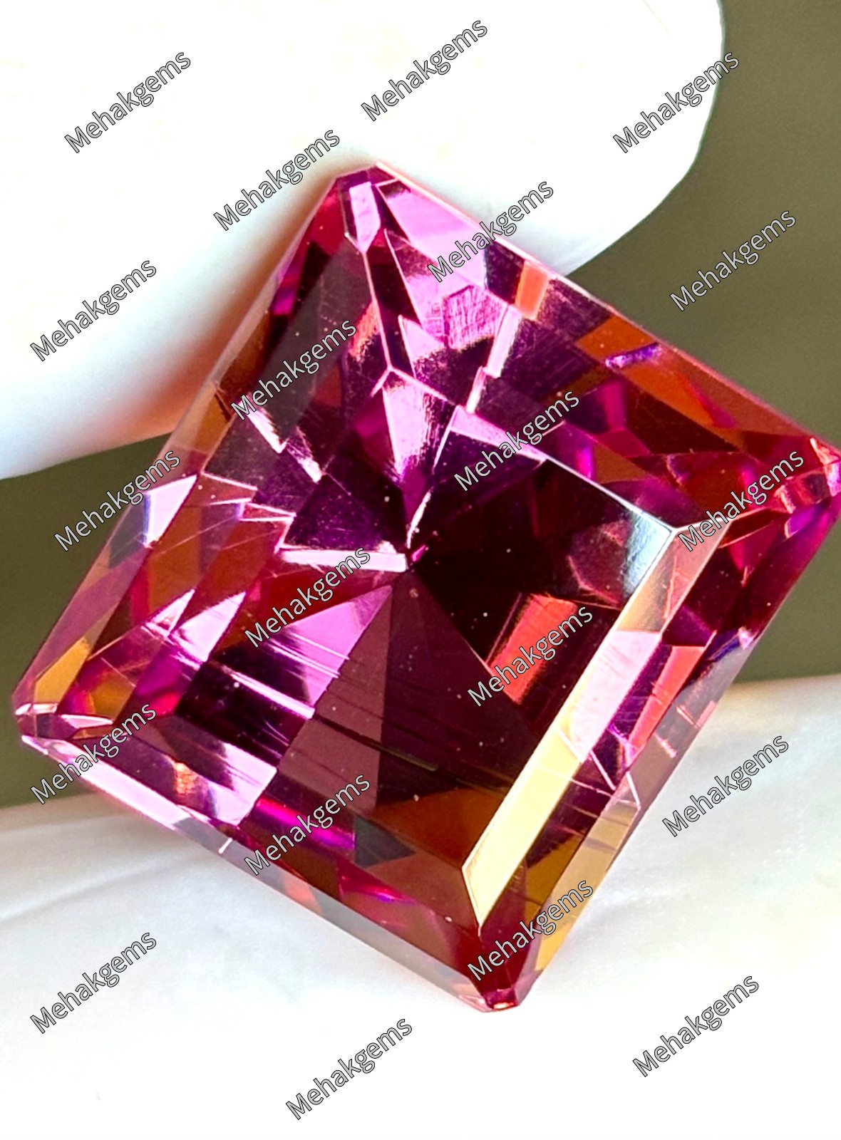 55ct Emerald Cut Zultanite Gemstone | Color Changing Diaspore, Precision Cut